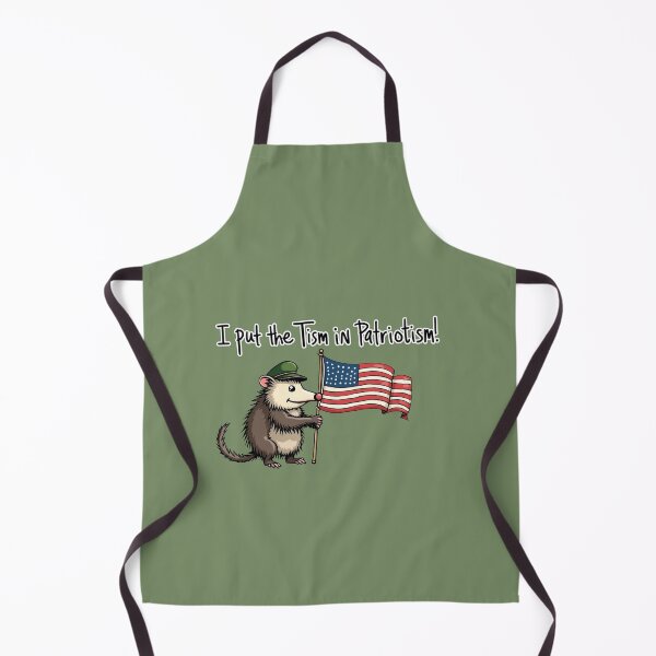 Artikelvorschau, Ich stecke den Tism in Patriotismus, Opossum, Tier, Geschenk entworfen und verkauft von ChearshiPrints.