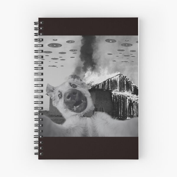 Item preview, Dog, UFOs, and a Burning Barn - Armageddon designed and sold by JeffSwarley.
