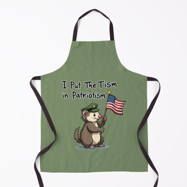 Artikelvorschau, Ich stecke den Tism in Patriotismus, Opossum, Tier, Geschenk entworfen und verkauft von ChearshiPrints.