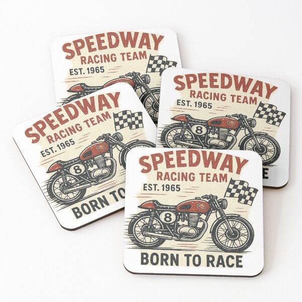 Item preview, Speedway Racing Team – Vintage Motorcycle Race Design designed and sold by CreativeGorillas.