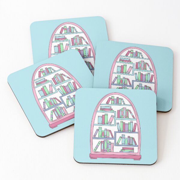 Item preview, Cool Pastel Bookshelf designed and sold by lilbirddesigns.