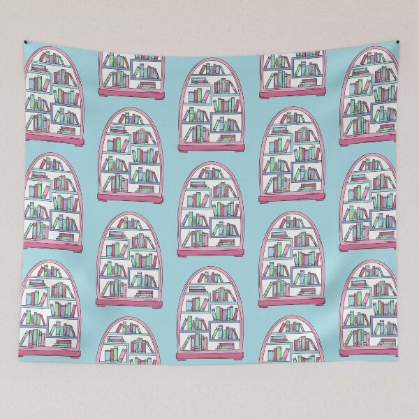 Item preview, Cool Pastel Bookshelf designed and sold by lilbirddesigns.