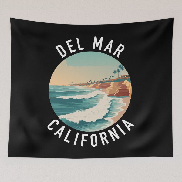 Item preview, Del Mar - California (with White Lettering) designed and sold by VelvetRoom.
