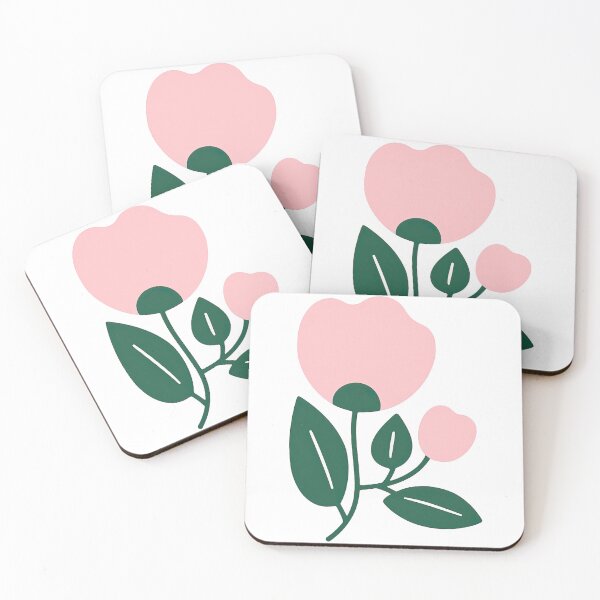Item preview, Minimalist Pink Flower Illustration designed and sold by ArtfulWeave.