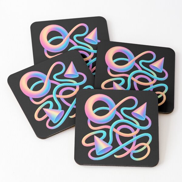 Item preview, Neon Flux – Surreal Gradient Forms in Motion designed and sold by ArcadiaSilence.