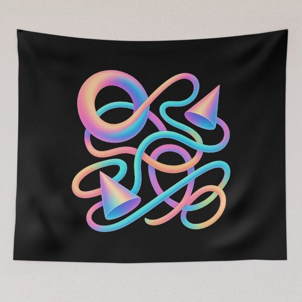 Item preview, Neon Flux – Surreal Gradient Forms in Motion designed and sold by ArcadiaSilence.