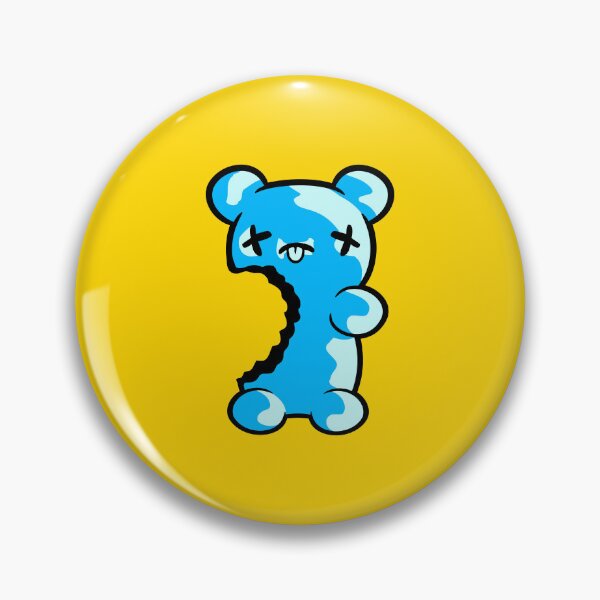 Item preview, Eaten Bitten Off Gummy Bear Bite Funny Cartoon Candy designed and sold by shirt-o-mat.