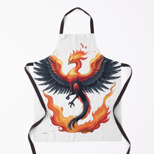Item preview, Majestic Fire Phoenix – Mythical Rebirth Bird designed and sold by The Rabbit Cave.