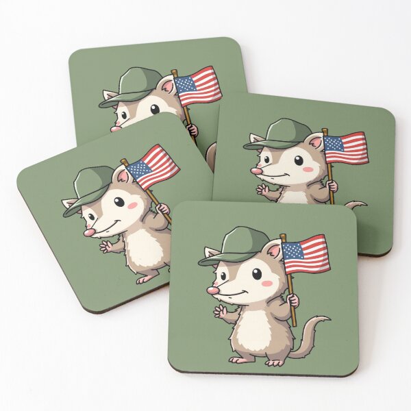 Artikelvorschau, Ich stecke den Tism in Patriotismus, Opossum, Tier, Geschenk entworfen und verkauft von ChearshiPrints.
