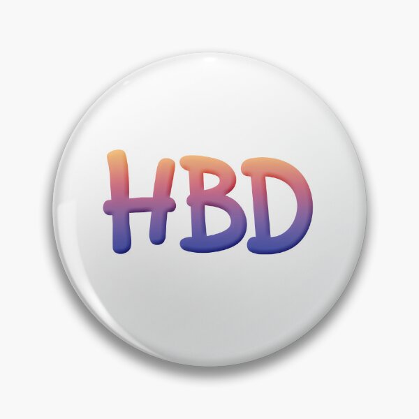 Item preview, HBD - Happy Birthday, Sunset designed and sold by Memes N Lore .
