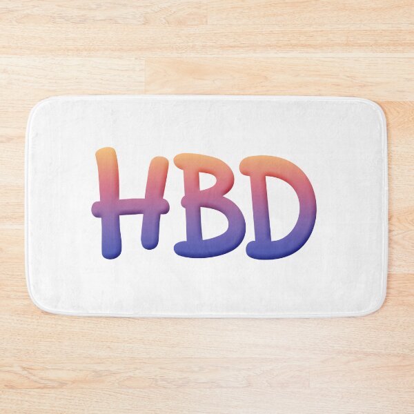 Item preview, HBD - Happy Birthday, Sunset designed and sold by Memes N Lore .