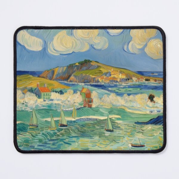 Item preview, sailing at Bantham5(watercolour + AI) designed and sold by artsmeow.