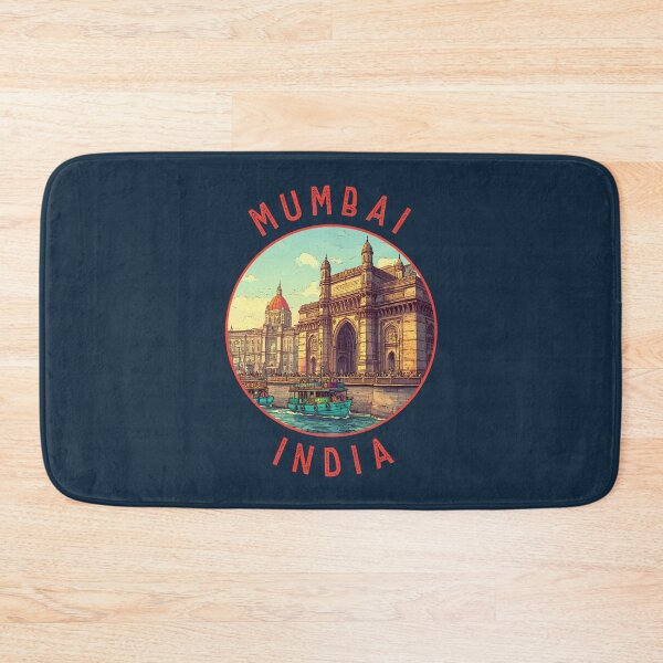 Item preview, Mumbai India Retro Distressed Circle designed and sold by KrisSidDesigns.