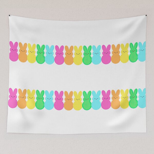 Item preview, Colorful Easter Bunny Lineup designed and sold by ArtfulWeave.