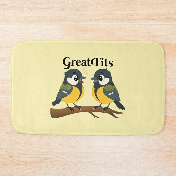 Item preview, Great Tits Bird Duo Sticker designed and sold by LittleRockArt.