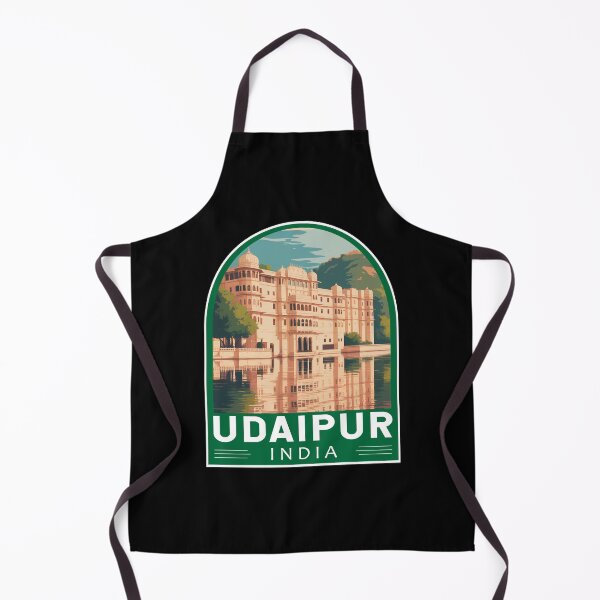 Item preview, Udaipur India Travel Art Emblem designed and sold by KrisSidDesigns.