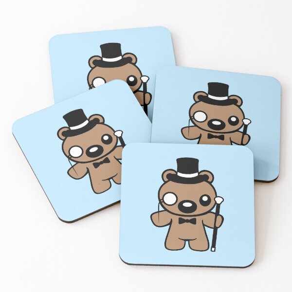 Item preview, Bear Sir Gentleman Mr. rich Monocle Glasses Top Hat designed and sold by shirt-o-mat.
