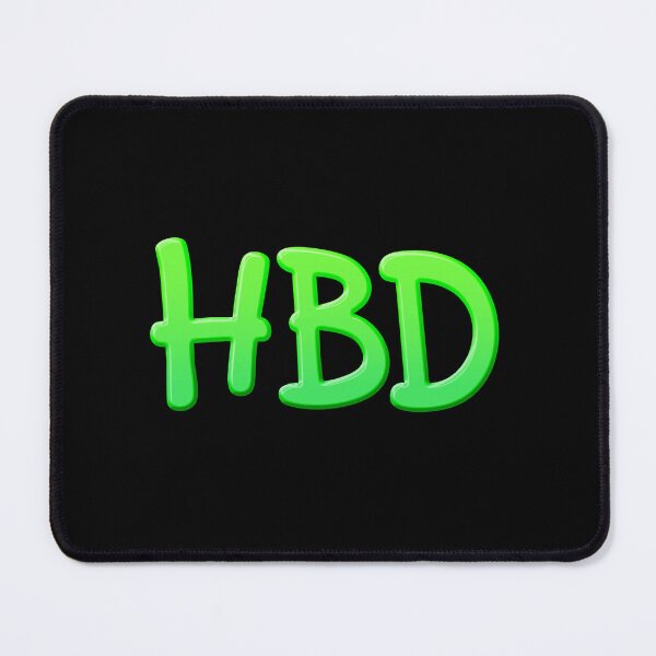 Item preview, HBD - Happy Birthday, Green designed and sold by Memes N Lore .