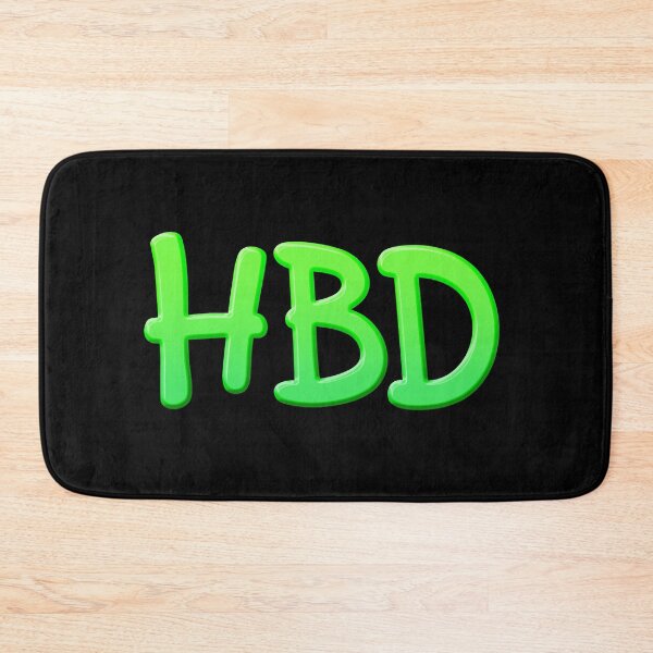 Item preview, HBD - Happy Birthday, Green designed and sold by Memes N Lore .