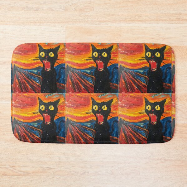 Item preview,  The Scream Cat Picture Expressionist Artsy designed and sold by Petsthetic.