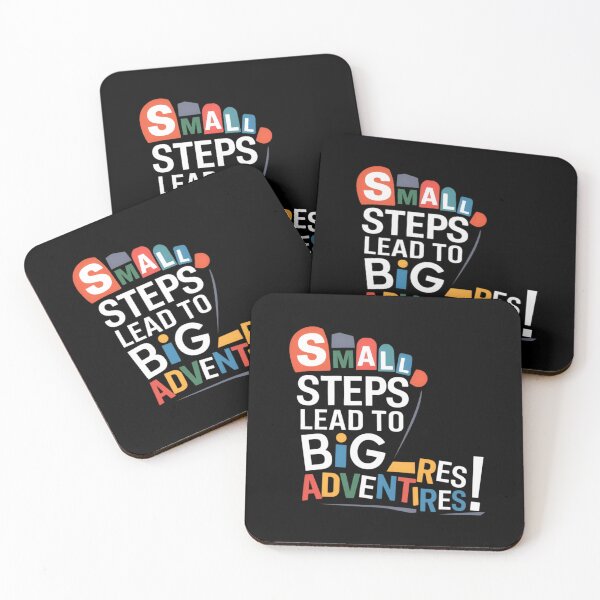 Item preview, Small Steps, Big Adventures – Motivational Journey & Travel designed and sold by robyclub.