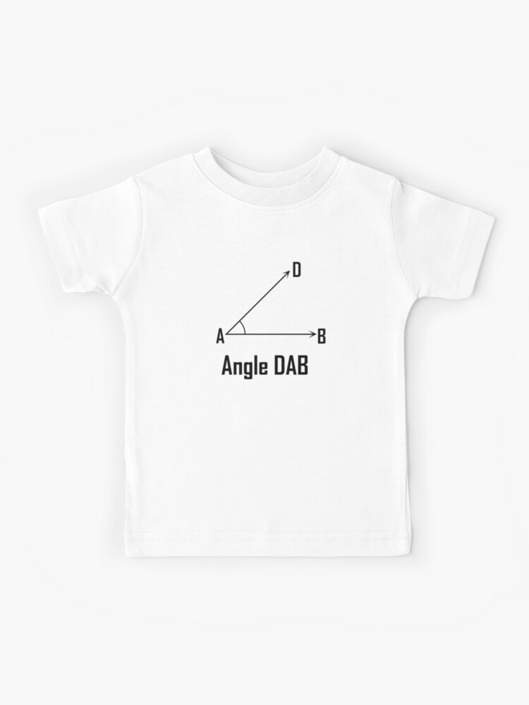 Angle Dab Funny Maths Mathematics Geometry Dab Kids T Shirt By The Elements Redbubble - math shirt roblox