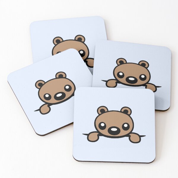 Item preview, Hiding Bear Behind Fence Friendly Bag Child Drawing designed and sold by shirt-o-mat.