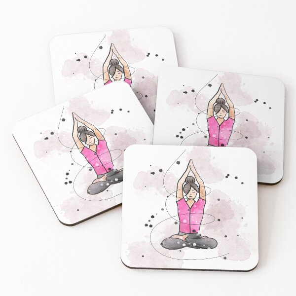 Item preview, Meditating Yoga Girl designed and sold by Farissa Designs.