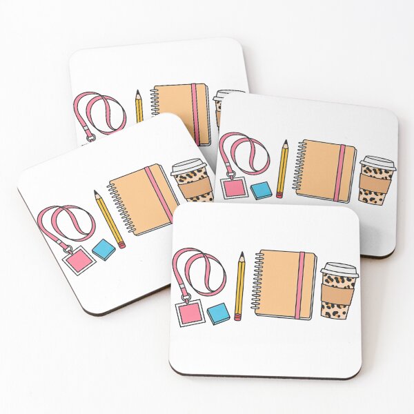 Item preview, Cute Office Essentials Illustration designed and sold by ArtfulWeave.