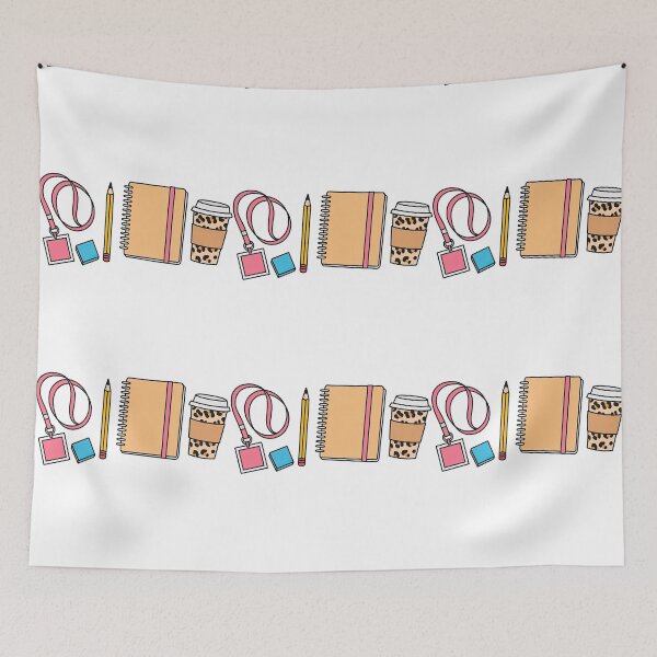 Item preview, Cute Office Essentials Illustration designed and sold by ArtfulWeave.