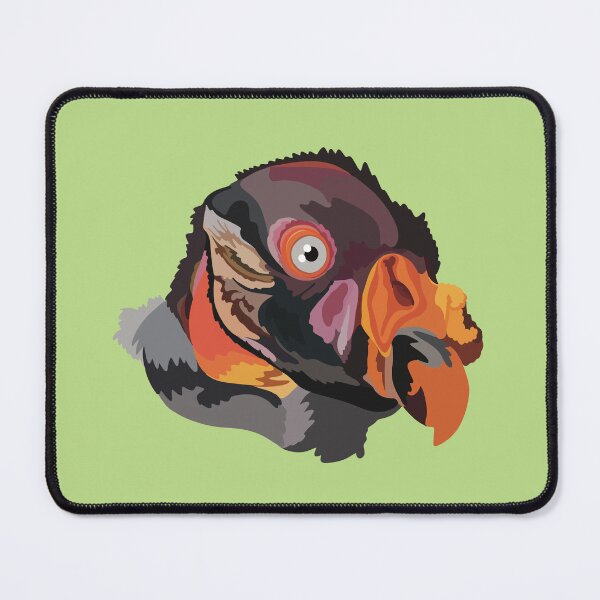 Item preview, K is for King Vulture, King Vulture Illustration – Colourful New World designed and sold by PrettylittlepastelUk.