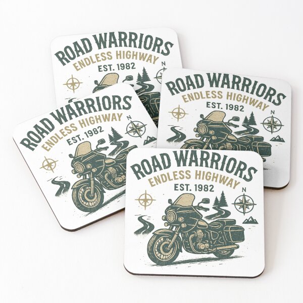 Artikelvorschau, Road Warriors – Endless Highway Vintage Motorcycle Design entworfen und verkauft von CreativeGorillas.