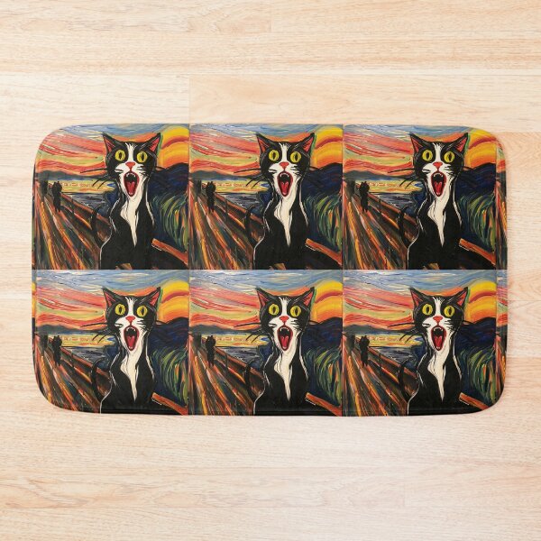 Item preview,  The Scream Cat Picture Expressionist Artsy designed and sold by Petsthetic.