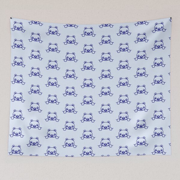 Item preview, Hiding Bear Behind Fence Friendly Bag Child Drawing designed and sold by shirt-o-mat.