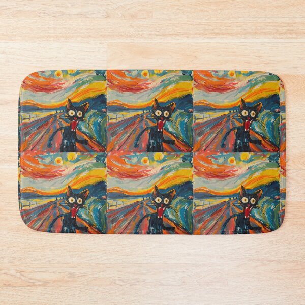 Item preview,  The Scream Cat Picture Expressionist Artsy designed and sold by Petsthetic.
