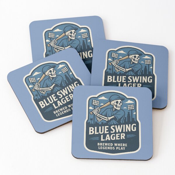 Item preview, Blue Swing Lager – Fictional Baseball Beer Design designed and sold by Spearhead Ink.