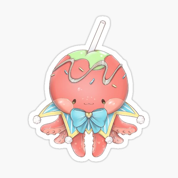 Item preview, Gala the Candied Apple Octopus  designed and sold by krityan.