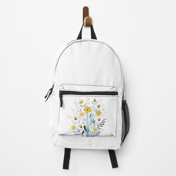 Item preview, Blue & Yellow delicate flowers designed and sold by My Pitbull Place.