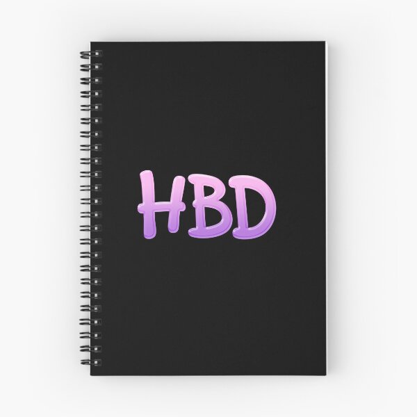 Item preview, HBD - Happy Birthday, Pink Violet designed and sold by Memes N Lore .