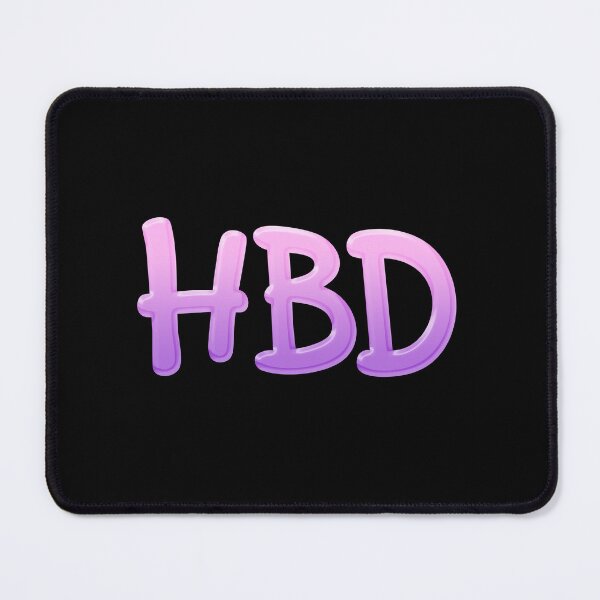 Item preview, HBD - Happy Birthday, Pink Violet designed and sold by Memes N Lore .