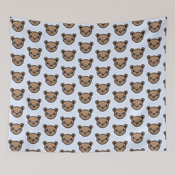Item preview, Bear Teddy Smile Happy Friendly Cute Child Drawing designed and sold by shirt-o-mat.