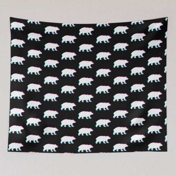 Item preview, Bear Grizzly Brown Silhouette Wildeness Colorful Design designed and sold by shirt-o-mat.