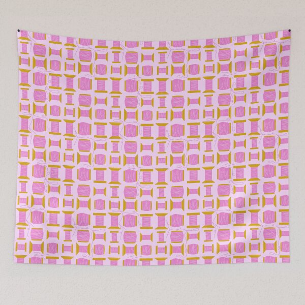 Item preview, Vintage Spools of Thread - Pink designed and sold by lindseybendat.