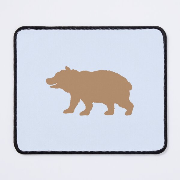 Item preview, Brown Bear Grizzly Dangerous Wild Animal Smiles Silhouette designed and sold by shirt-o-mat.