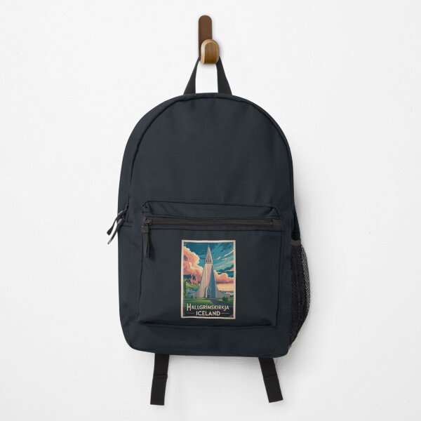 Item preview, Iceland Hallgrimskirkja Illustration Travel Art Vintage designed and sold by KrisSidDesigns.