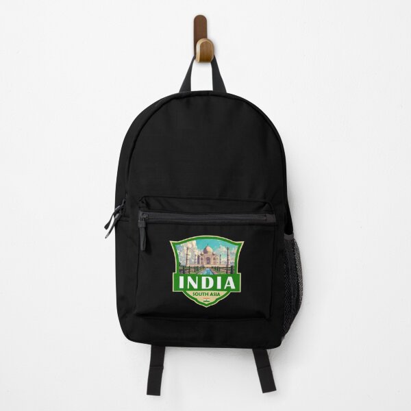 Item preview, India Illustration Retro Badge designed and sold by KrisSidDesigns.
