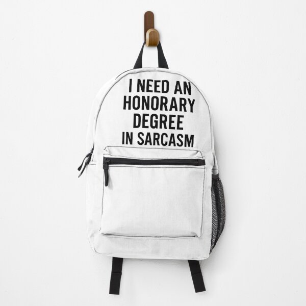 Item preview, Honorary Degree ins Sarcasm- Minimalist FunnyQuote T-Shirt designed and sold by DriftDistrict.