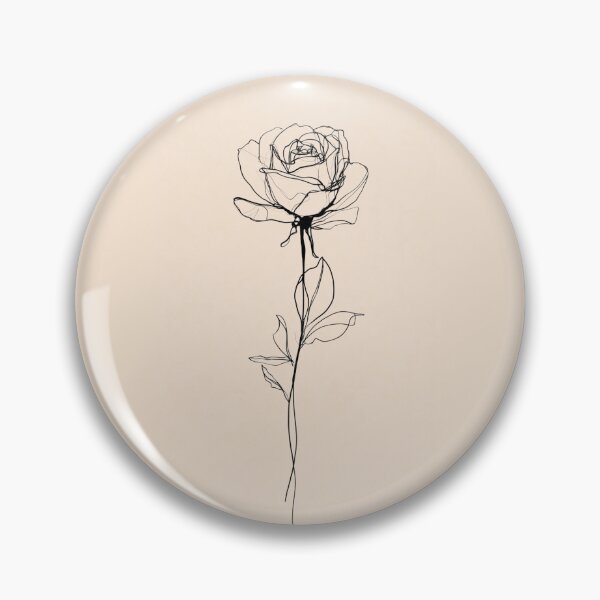 Item preview, Minimal Rose Line Art designed and sold by NikiBS.