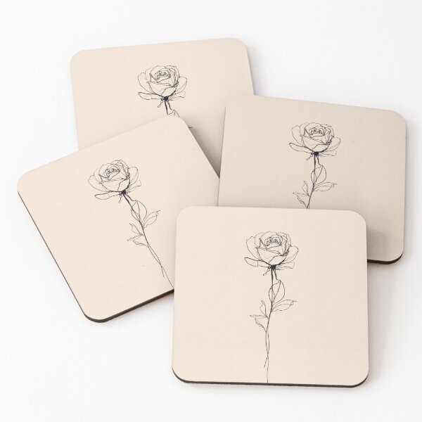 Item preview, Minimal Rose Line Art designed and sold by NikiBS.