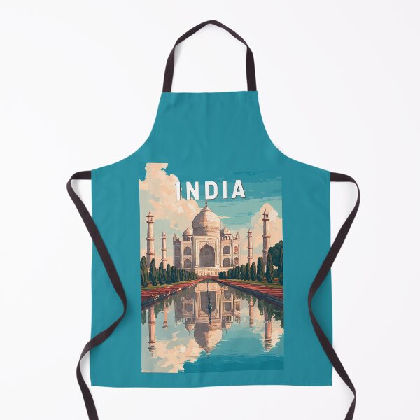Item preview, India Illustration Travel Art Vintage designed and sold by KrisSidDesigns.